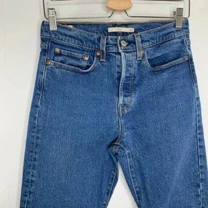 NEW Levi’s Wedgie High Waist Straight Leg Blue Denim Jeans